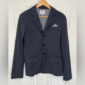Armani Junior Knit Blazer Navy | Boys 13A / 160cm | Designer Jacket